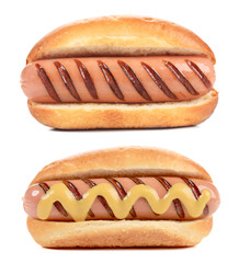 Two big Hotdogs