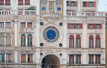 detail of Venice clock tower