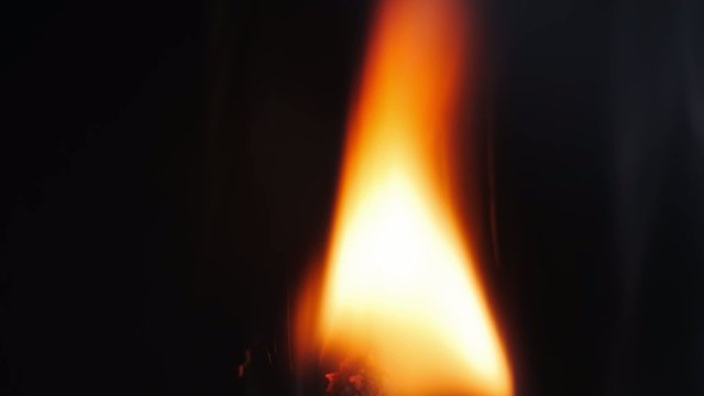 Burning green fuse.