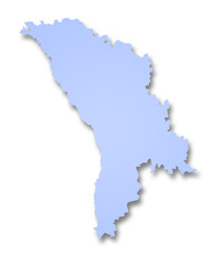 Carte de la Moldavie