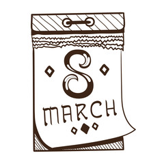 The eight 8 of march date.