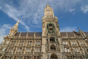 Fototapeta na wymiar City hall in Munich, Germany