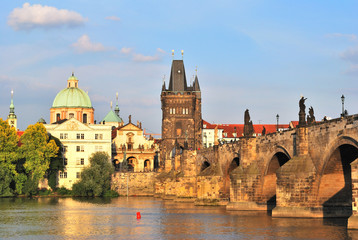 Fototapeta na wymiar Praga. Stare Miasto o zachodzie słońca