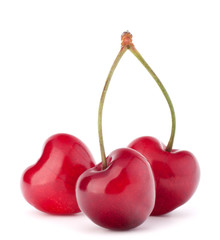 Heart shaped cherry berries