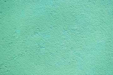 Turquoise  concrete wall