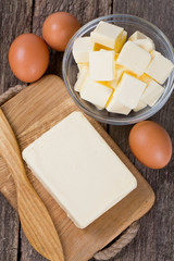 butter and eggs