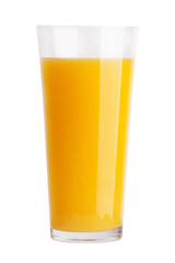 Glass of fresh orange juice