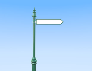 Classic Sign Post and one Sign sky