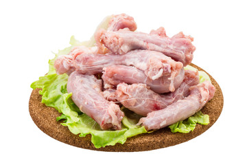 Raw chicken neck
