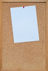 paper on notice board