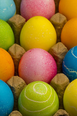 Fototapeta na wymiar Easter Eggs Carton
