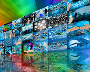 Wall high-tech