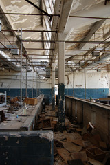 Fototapeta premium ruins of an abandoned factory