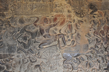 Gallery of Bas-Reliefs at Angkor Wat