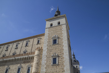Fototapeta na wymiar Alcazar of Toledo, military fortress destroyed during the Spanis