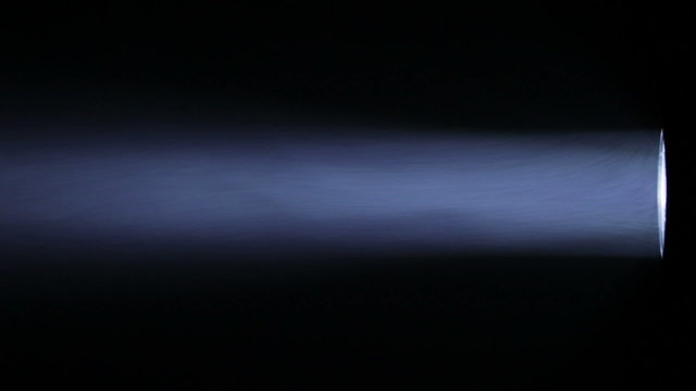 Blue light beam background in smoke, HD 1080p,loop