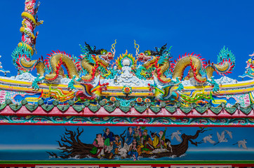 Chinese temple roof