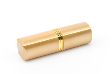 Fototapeta premium lipsticks isolated white background