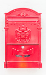Red mail box