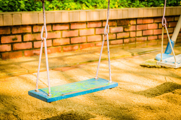 Playground swing