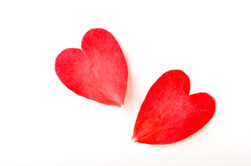 ハートの花びら