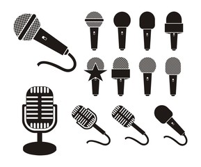 microphone silhouette