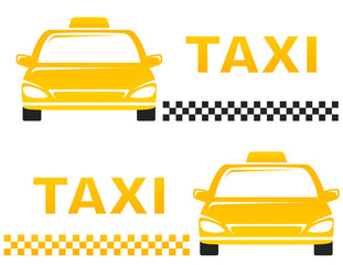 business cards with taxi