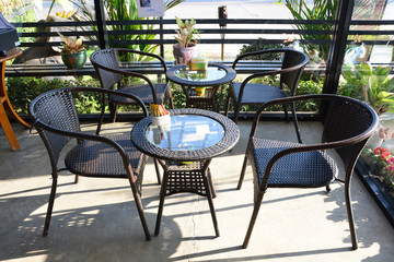 Table in restaurant