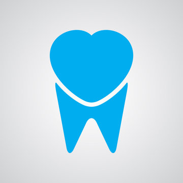Tooth logo, vector illustration