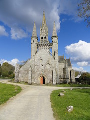Fototapeta na wymiar Chapelle du Saint-Fiacre Faouët (Finist?re, Bretania)