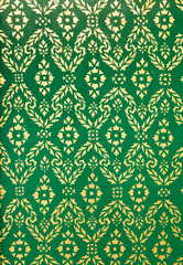 vintage traditional thai line art