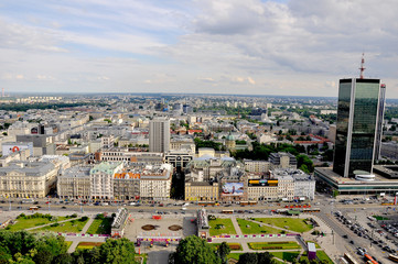 The city of Warsaw