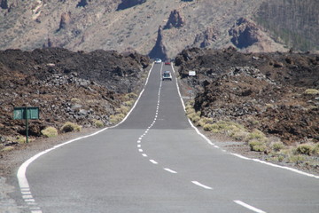 Carretera volcánica