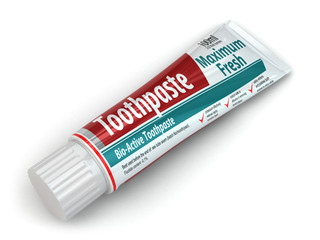 Toothpaste container