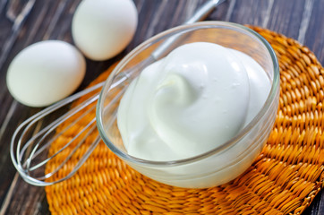eggs and whisk