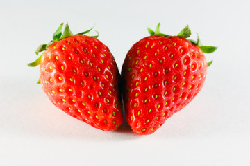 Fruit strawberry red.