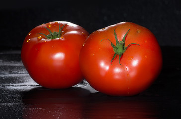 Fresh Ripe and Fleshy Tomatoes