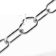 Obraz premium broken chain