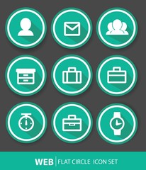 Web buttons,Green version