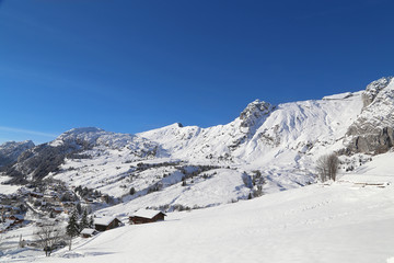 Fototapeta na wymiar Grand Bornand - Montagne
