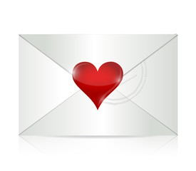 love letter illustration design