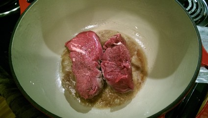 sizzling steak