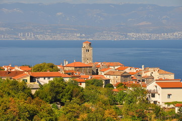 Blick über die Bucht von Rijeka