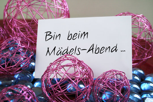 M&auml;dels-Abend