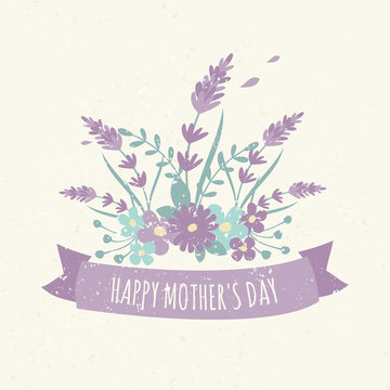 Floral Design Mother's Day Greeting Card