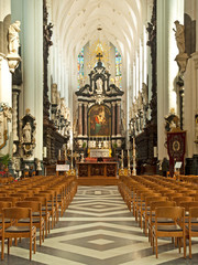 Fototapeta na wymiar Famous old cathedral in Antwerp, Belgium
