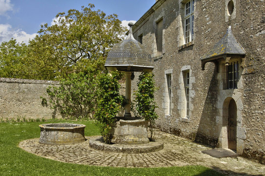 Renaissance Castle Of Talcy In Loir Et Cher