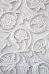 White marble detail