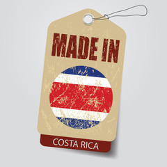 Made in Costa Rica   . Tag .