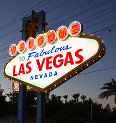 Rolgordijnen Welkom in Las Vegas © Uladzik Kryhin
